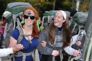 Face paint hiking