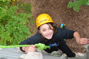 Starting the climb